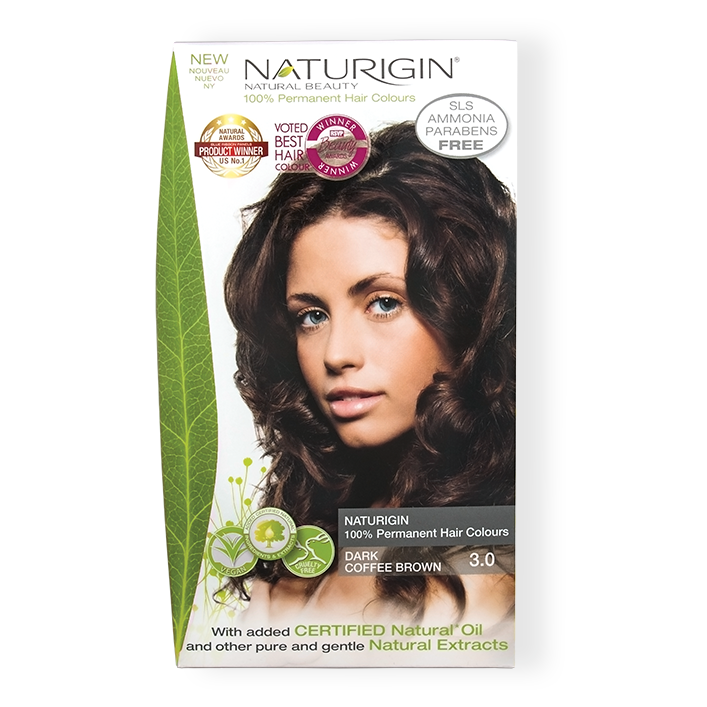 Naturigin Organic Based 100% Permanent Hair Colours Dark Coffee Brown  |  Evolv