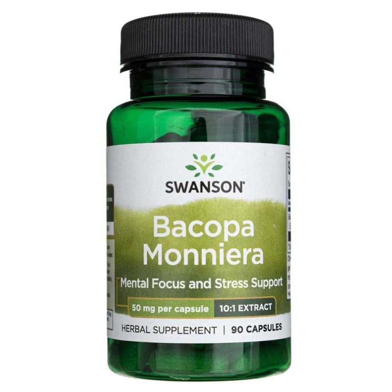 Swanson Bacopa Monniera 50mg 90 capsules